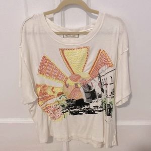 Free People Graphic Tee